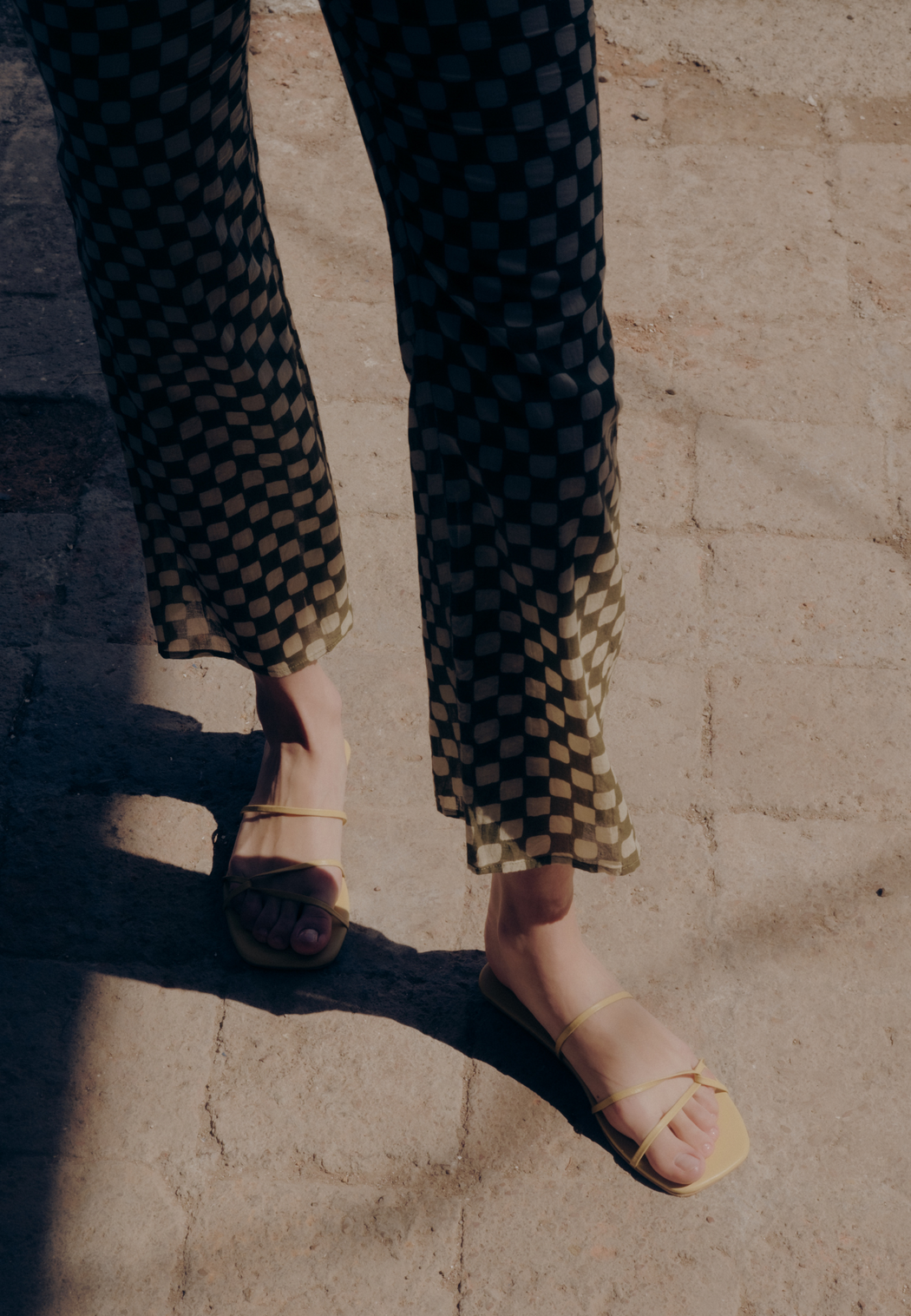 MOROCCO SANDALS | SOFT MUSTARD