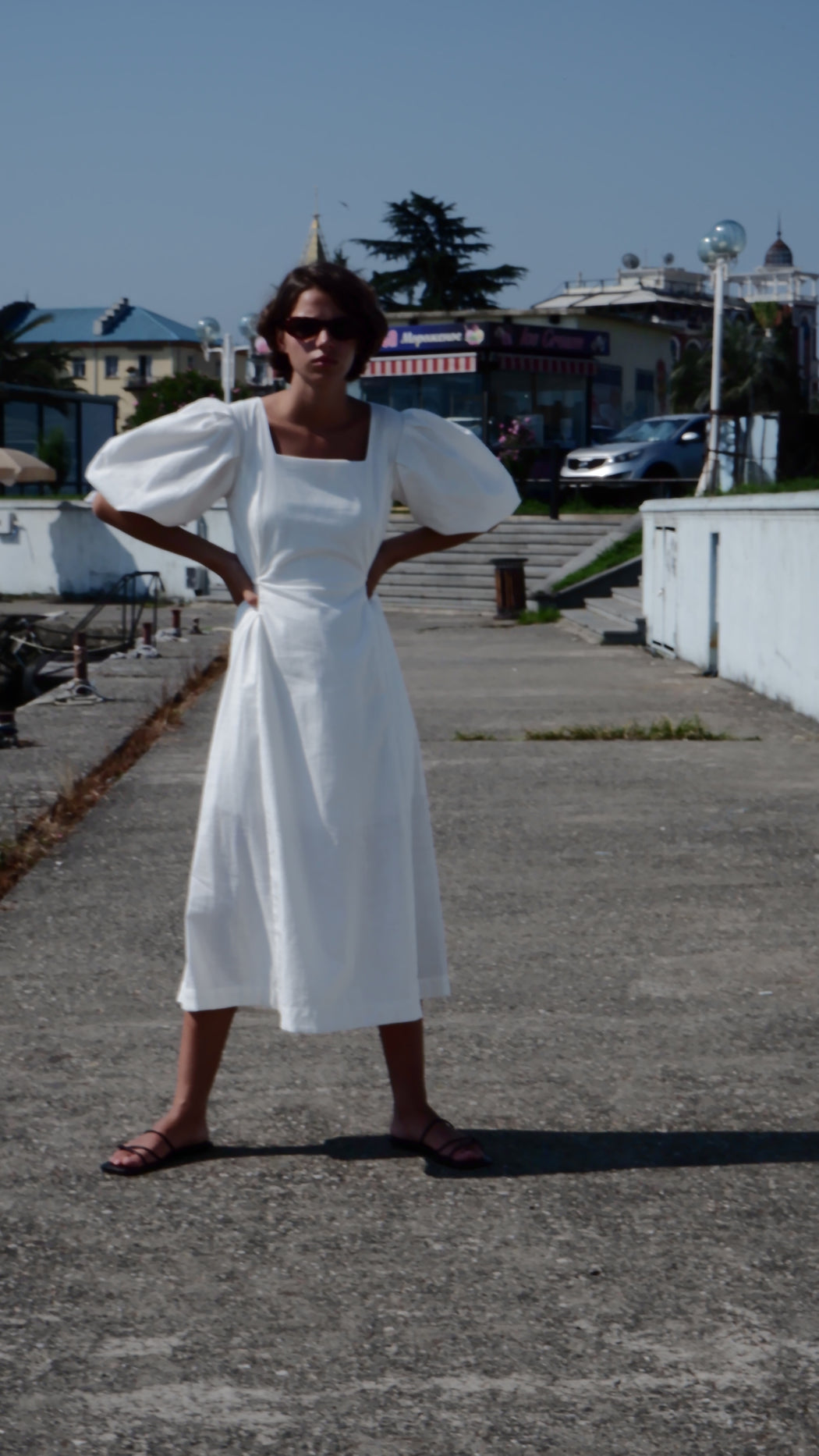 The Dress in White