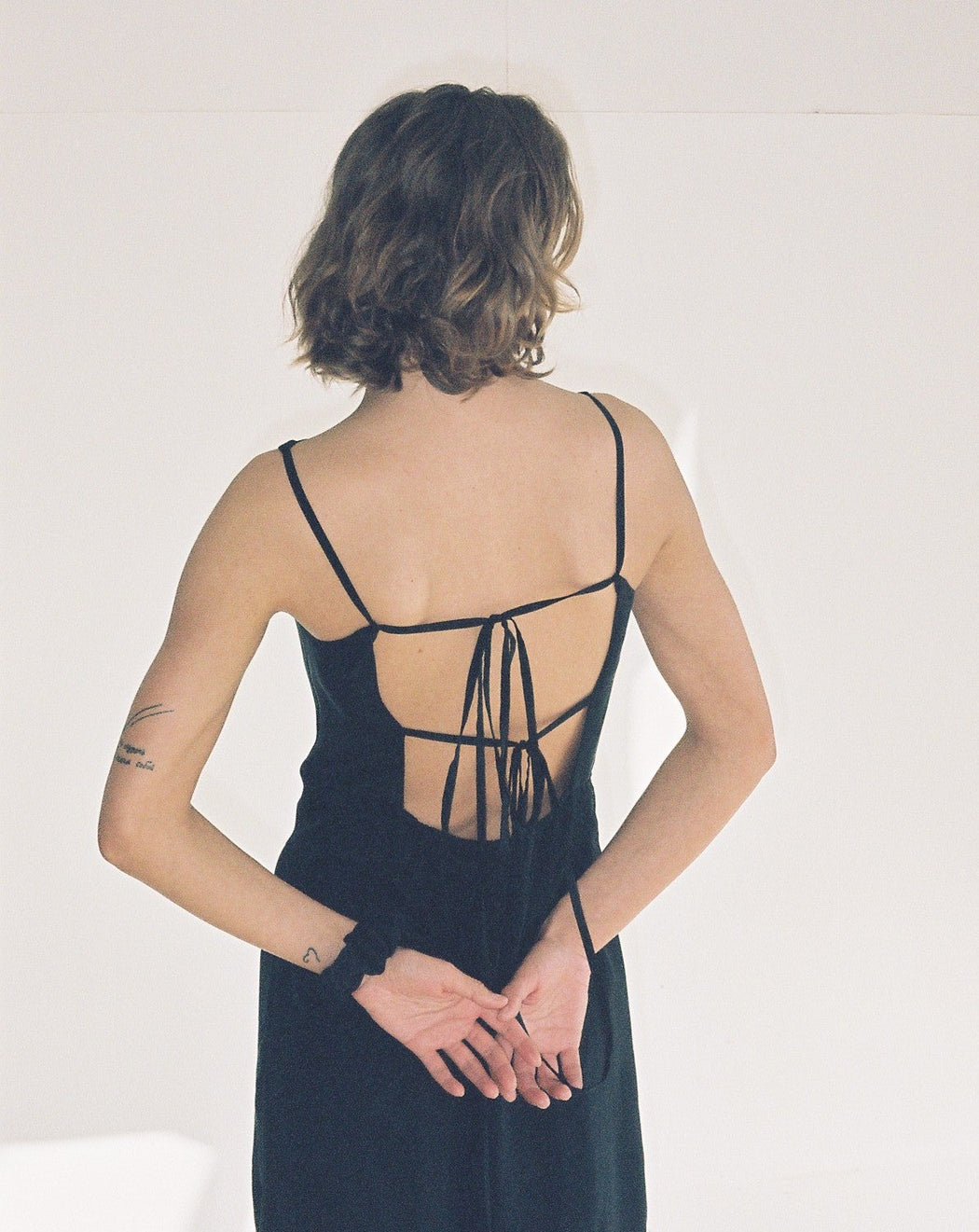 IVY DRESS — BLACK