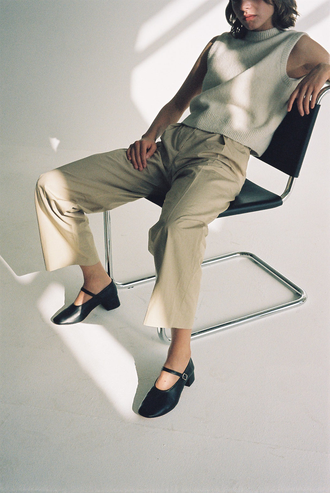RIVER MARY JANE HEELS — BLACK