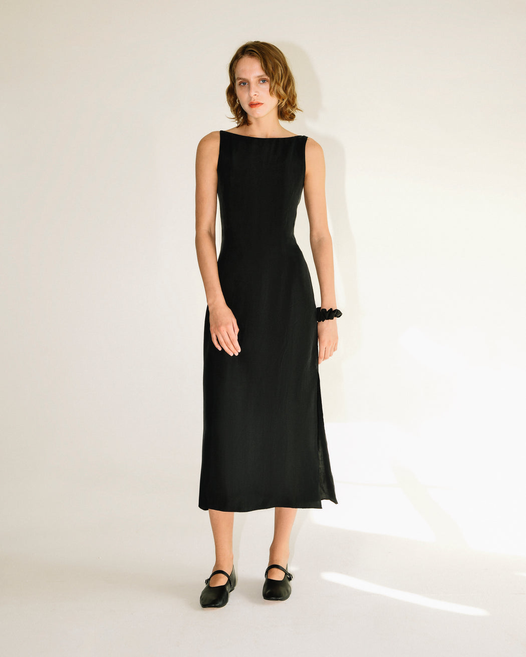 IVY DRESS — BLACK