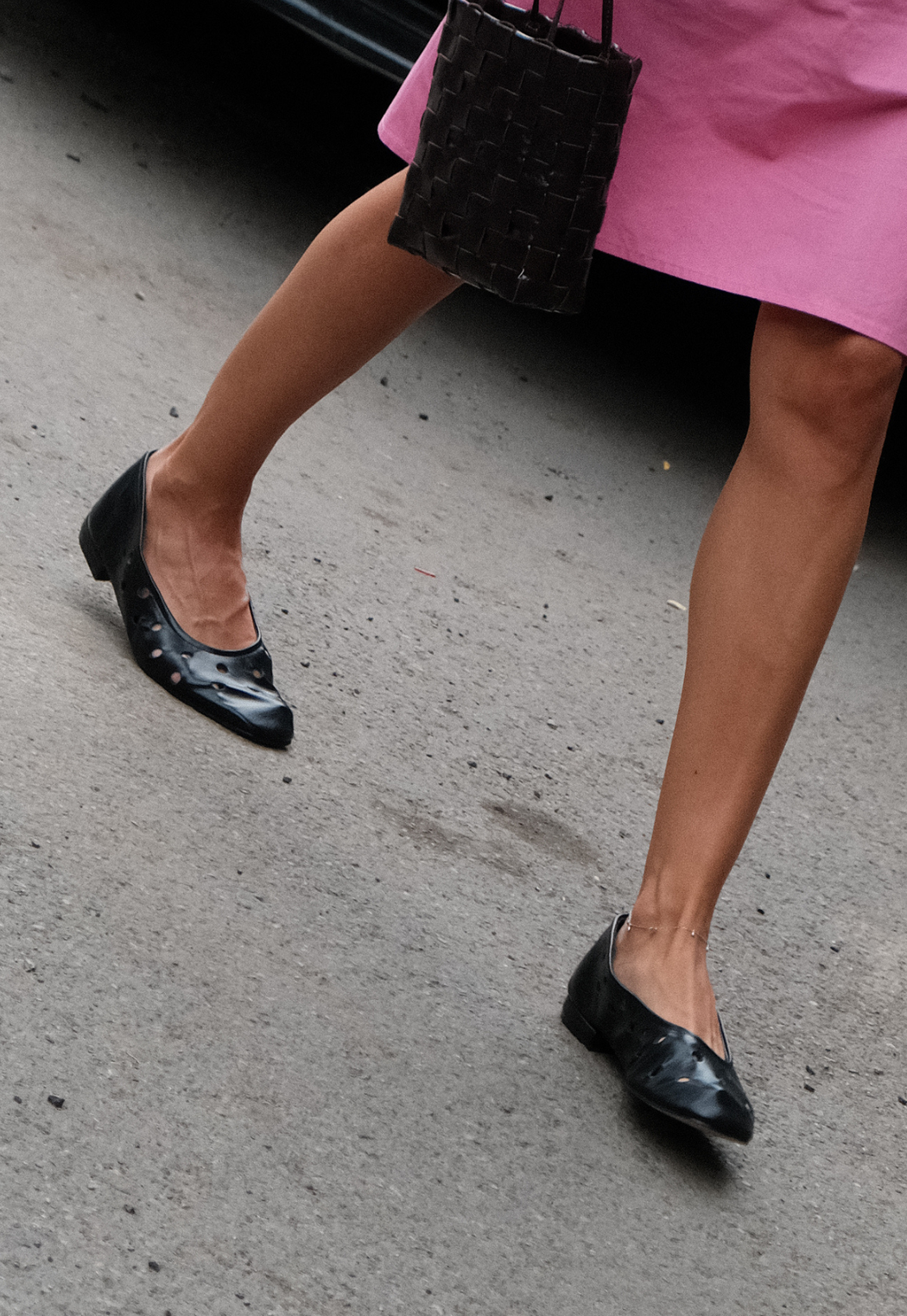 MARGOT FLATS | SHINY BLACK 01