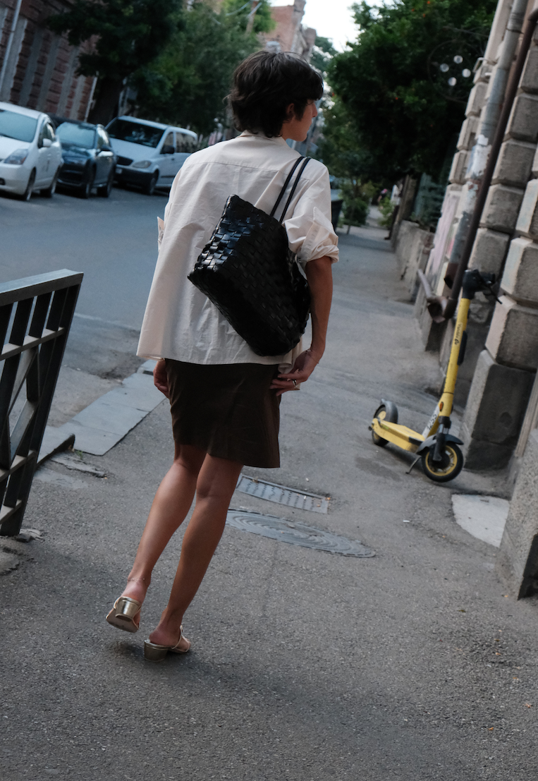 Shaker Basket Bag | Black
