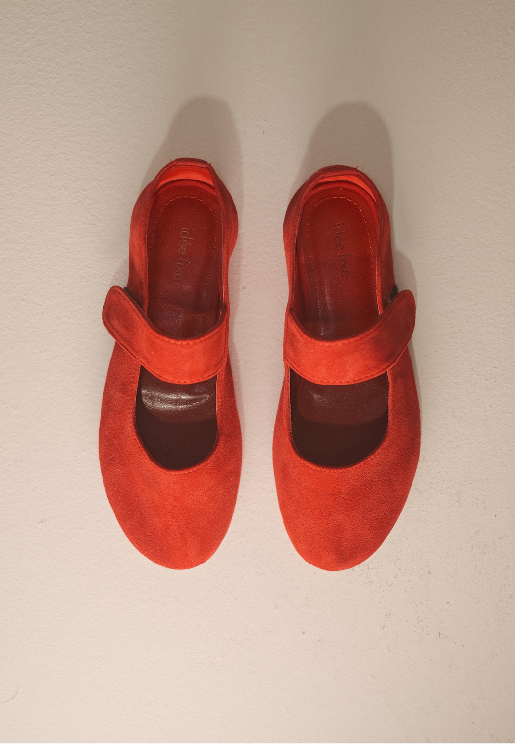 Mary Janes Velcro | True Red