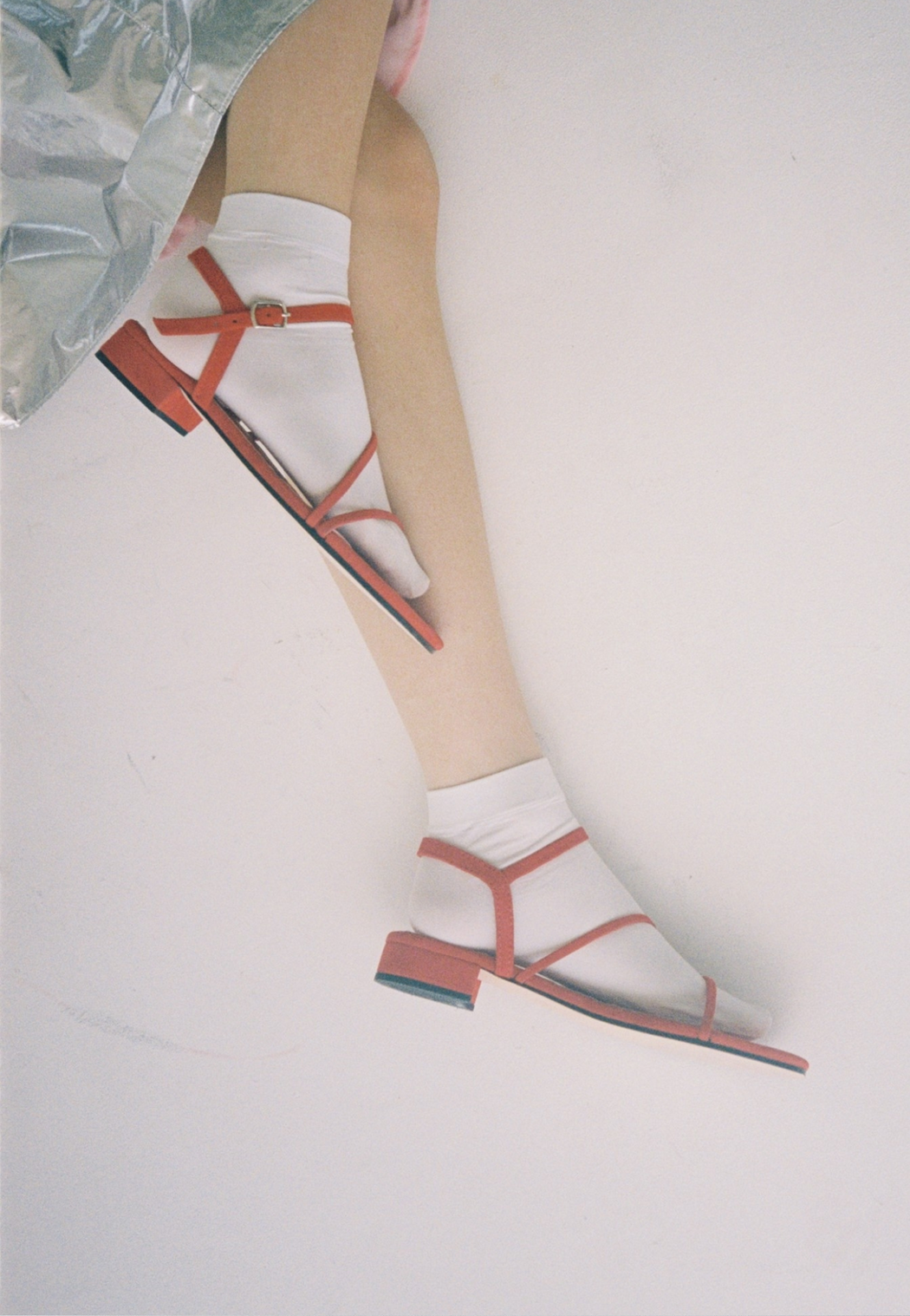 CAROL SANDALS | Red Suede