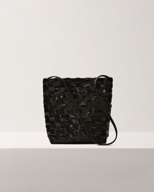 Shaker Bag — Black — Narrow Weave