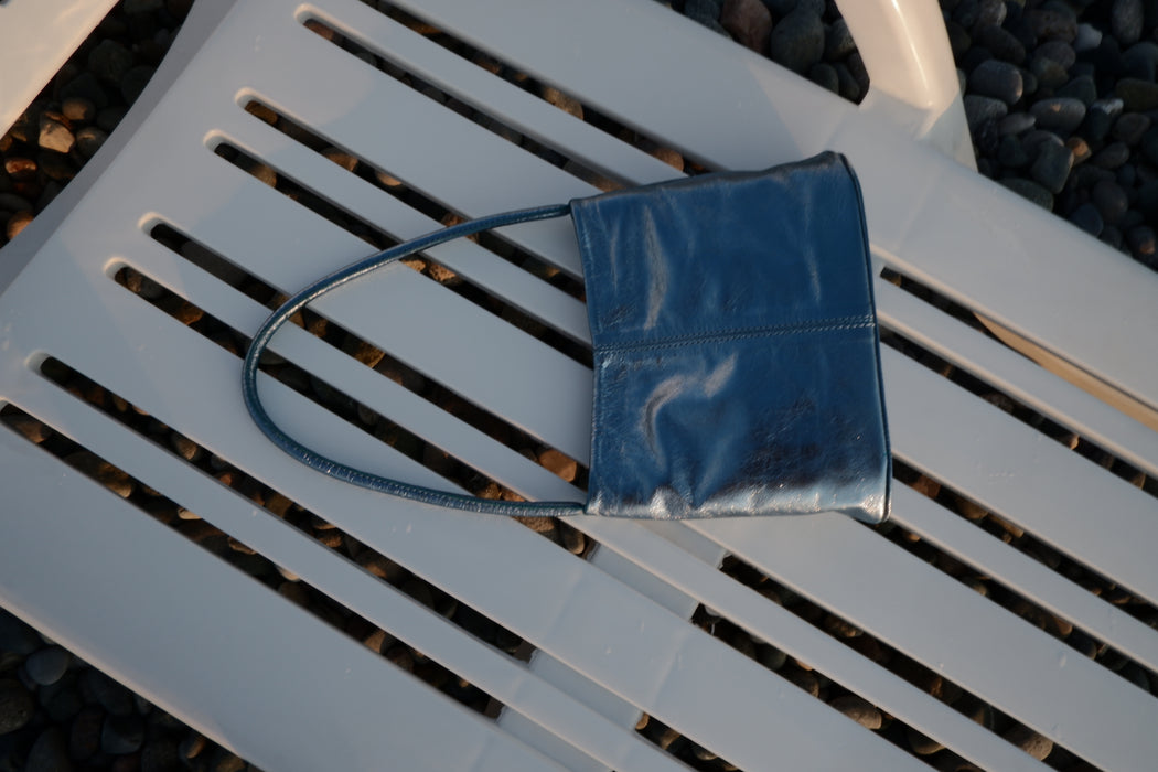Mila Bag | Metallic blue